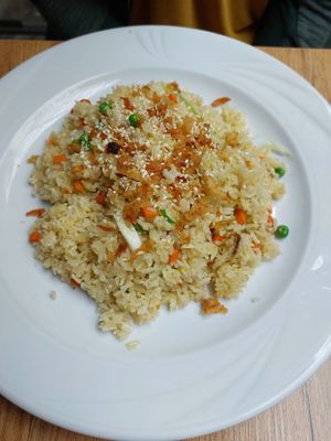 Veggie fried rice *requested with no egg at Dobro Jutro Vietnam - Good morning Vietnam in Ljubljana