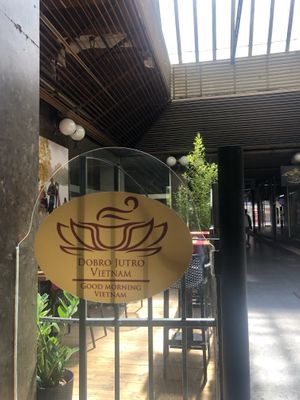 entrance  at Dobro Jutro Vietnam - Good morning Vietnam in Ljubljana