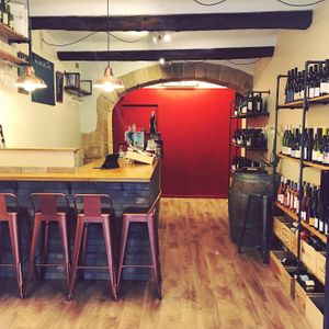 Welcome to our cave! Chose for bar seating, street side terrace or our comfy lounge to enjoy your glass or natural wine and vegan board! at La Cave des Ours  in Aix-en-provence