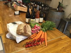 Market fresh veggies and natural wine! What more could you ask for? Join us for lunch or apéro !  at La Cave des Ours  in Aix-en-provence