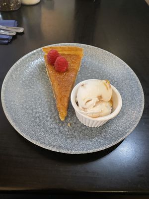 Treacle pie  at The Ship Inn in Pwllheli