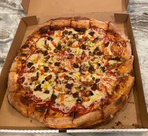 Vegan make your own pizza   at Brick Oven Pizzeria in Omaha