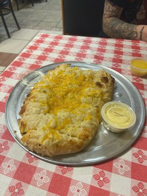Vegan Garlic Cheese Bread  at Brick Oven Pizzeria in Omaha