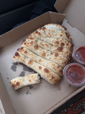 Vegan garlic ropes!!!  at Brick Oven Pizzeria in Omaha