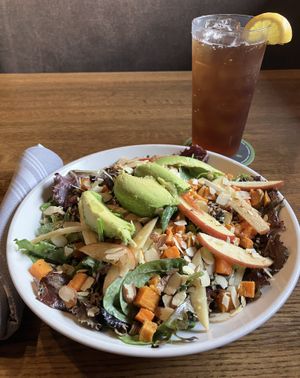 Roasted Sweet Potato Wild Rice Salad. The lemon vinaigrette added a bright, flavorful touch that tied everything together nicely. at NorthStar Tavern in Bloomington