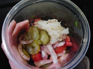 $12 Falafel bowl veggie mix at KoPita in Knoxville