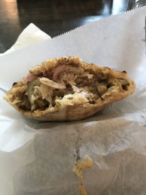 Shawarma pita! Tasted like it was made when I placed my order. So fresh! at KoPita in Knoxville