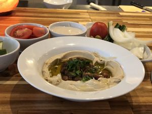 Hummus plate at KoPita in Knoxville
