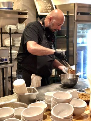 Chef Ari working his magic!  at KoPita in Knoxville