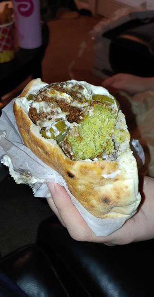 falafel pita  at KoPita in Knoxville