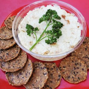 House-made Vegan Almond Cheese at Durango Natural Foods in Durango
