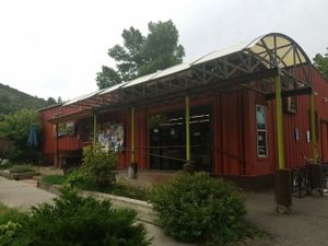 outside at Durango Natural Foods in Durango