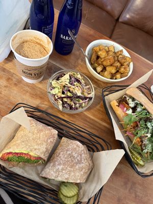   at Mon Vert Cafe in Woodstock