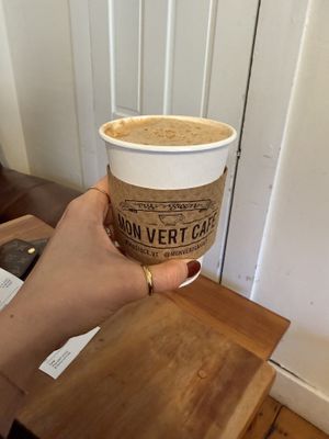   at Mon Vert Cafe in Woodstock