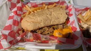 Vegan philly at Fat Boy's Roadside Eats in Ooltewah