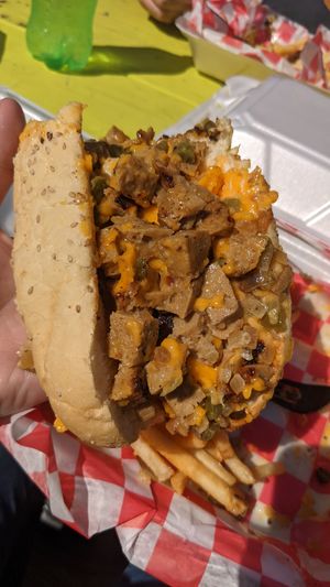 Vegan philly at Fat Boy's Roadside Eats in Ooltewah