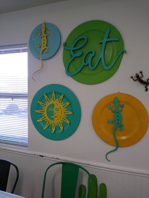 Decor at Fat Boy's Roadside Eats in Ooltewah