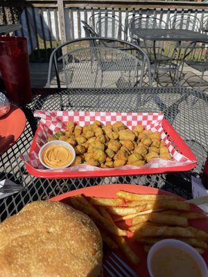 Side of okra  at Fat Boy's Roadside Eats in Ooltewah