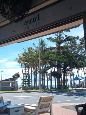 View from the cafe at Lure Living in Yeppoon