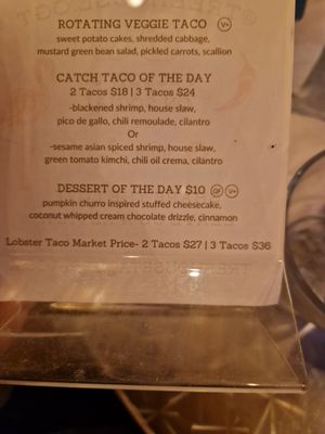  at Treehouse Taqueria in Ogunquit