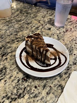 Churro cheesecake, gluten free and vegan   at Treehouse Taqueria in Ogunquit