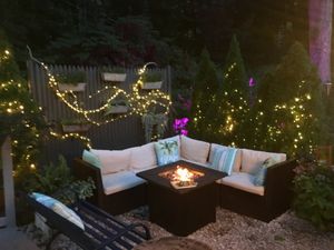 The back patio. at Treehouse Taqueria in Ogunquit
