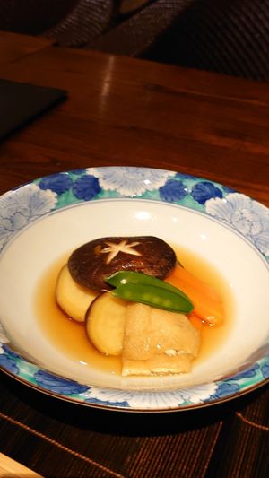 Steamed veggies at Hanafubuki in Ito