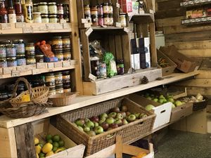 Some of the fruit and veg at Lalibela's in Borth
