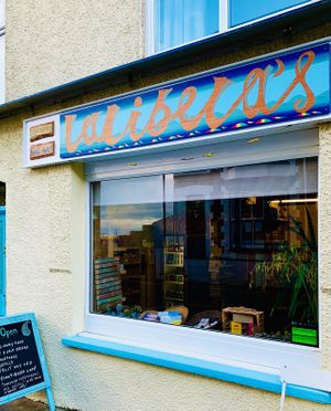 Lovely little shop at Lalibela's in Borth