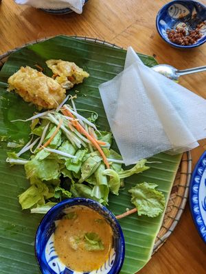 Hue pancake was good at Madam Thu in Hue