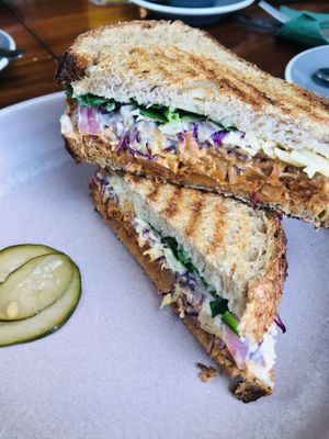 Jackfruit sandwich   at Dede's in Lisbon