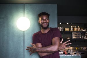 Chef Agne Costa from Brazil at Dede's in Lisbon