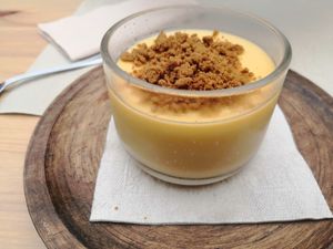 Natillas at Dorothy's Veggie Bistro in La Cueva