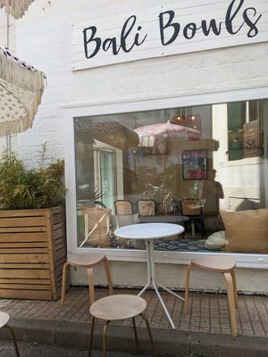 Patio at Bali Bowls 2 in Biarritz