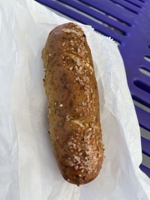 Pretzel- pure HEAVEN!  at No Cow Bakery in Castle Rock
