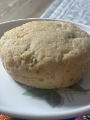 Jalapeño Cheese Roll  at No Cow Bakery in Castle Rock