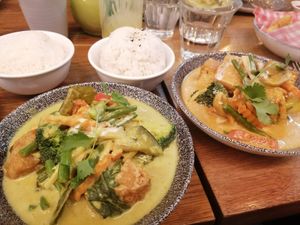 Curries at Paccata Thai Kitchen in North London
