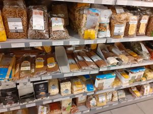 Pasta at Sensat Ecobotiga in Valencia