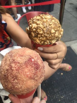 Comically tiny cups  at Whipped Urban Dessert Lab in New York City