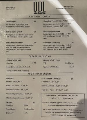   at Whipped Urban Dessert Lab in New York City