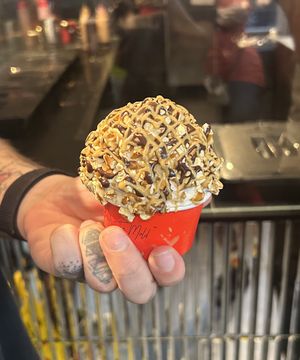 Chocolate peanut butter pretzel at Whipped Urban Dessert Lab in New York City