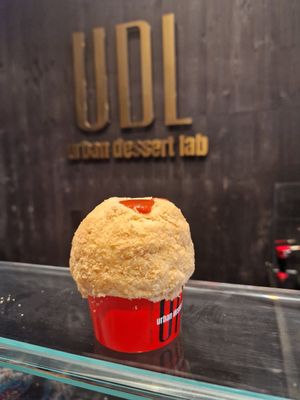 Strawberry crumble at Whipped Urban Dessert Lab in New York City