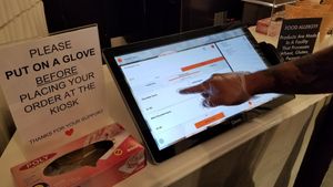 Ordering at Whipped Urban Dessert Lab in New York City