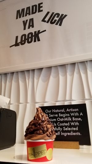 Chocolate with chocolate sauce at Whipped Urban Dessert Lab in New York City