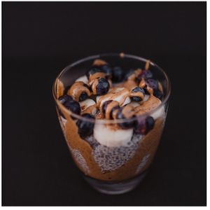 Chia seed pudding  at Local Beet in Yakima