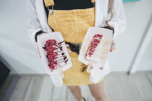 Ice pops with toppings at Anjuna Ice Pops - Pozsonyi Ut in Budapest