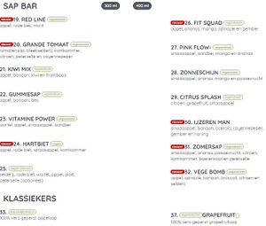 vegan optionss at Smooth the Fruit in Gdansk