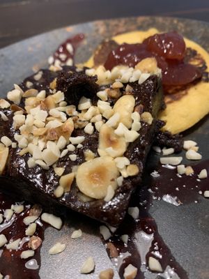 Brownie vegano at Lolín Cafe in Badalona