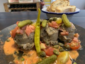 Mousse de Berenjenas at Lolín Cafe in Badalona