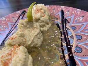 Humus TexMex (picante) at Lolín Cafe in Badalona